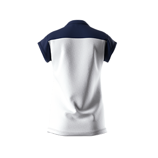 Donitas-dames-t-shirt-Bessy-white-navy-back