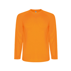 Montecarlo longsleeve fluor oranje